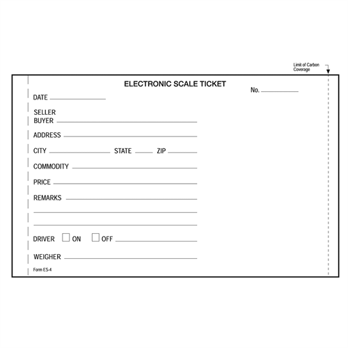 Electronic Scale Tickets