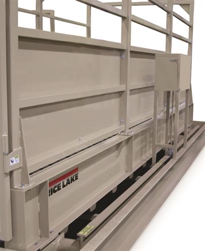 Side of Mechanical Stationary Livestock Scale - MAS-LM