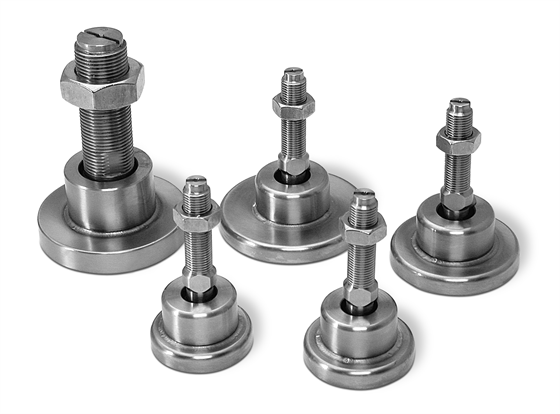 Captured Ball Floor Scale Leveling Feet