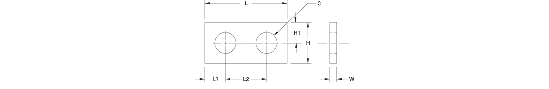 DRW load cell spacers