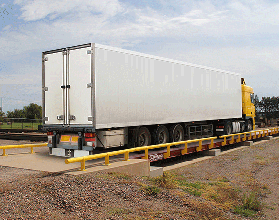 RICE LAKE SURVIVOR® OTR-LP Low-Profile Steel Deck Truck Scale