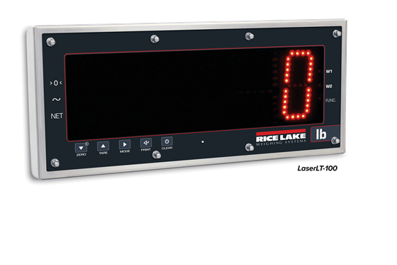 RICE LAKE Laser LT-60 and Laser LT-100 Remote Displays