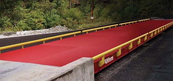 SURVIVOR® OTR-LP Low-Profile Steel Deck Truck Scale