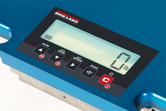 Rice Lake Load Ranger Wheel Weigh Pad Scale readout
