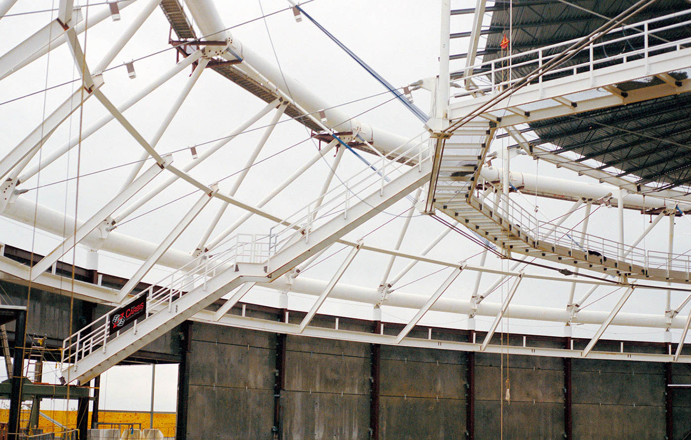 Catwalks in a Hockey Stadium in Fayetville.