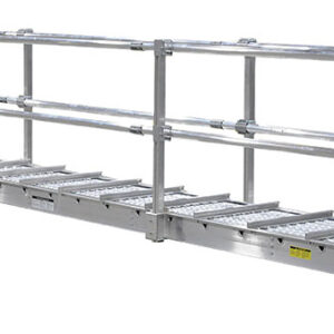 A marine straight truss gangway.