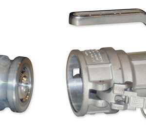 A cam and groove coupling.