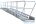 A marine bowed truss gangway.