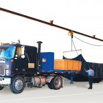 Flatbed Operations Overhead Tarping.