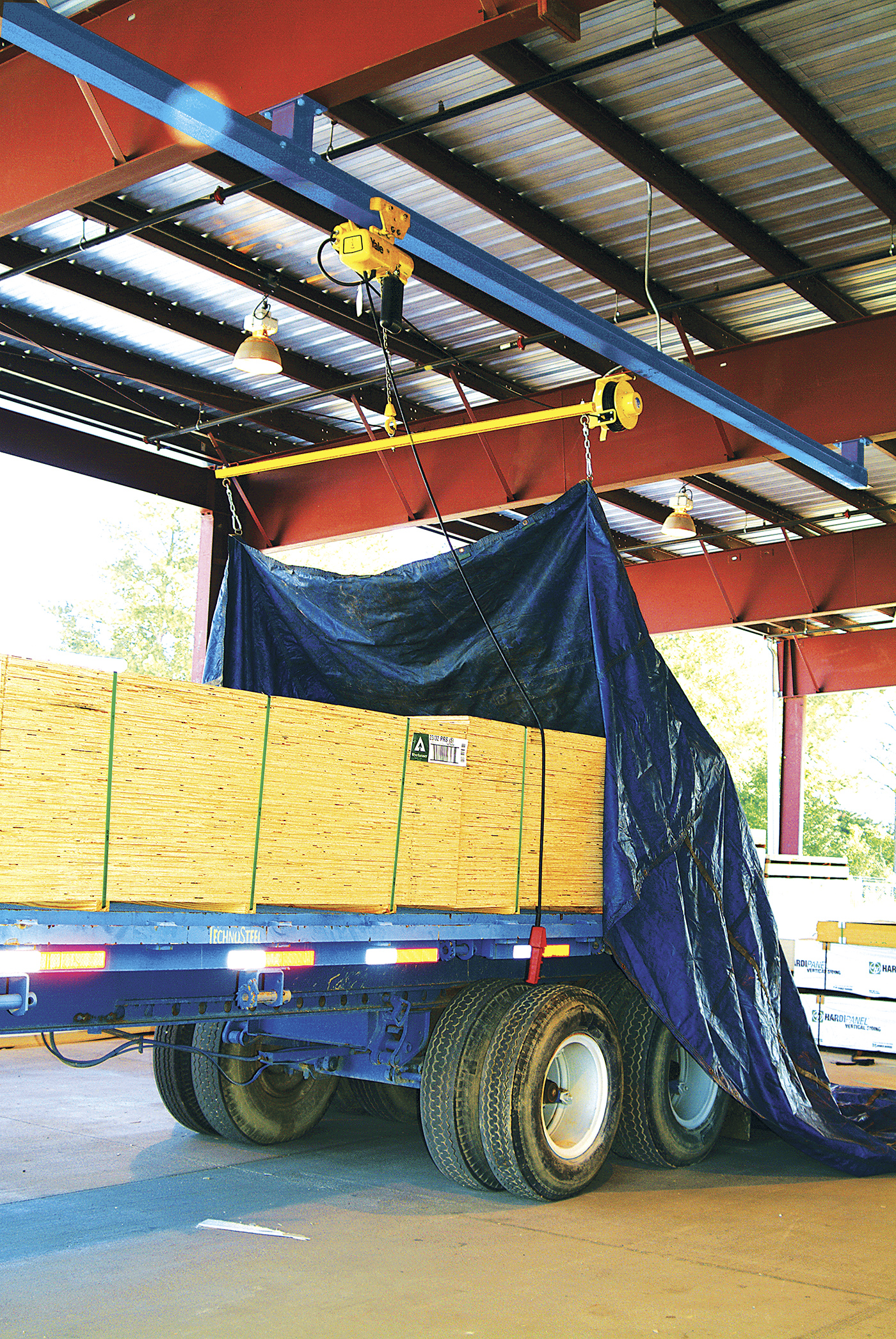 CARBIS SOLUTIONS Flatbed Operations Overhead Tarping