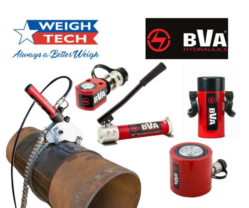 BVA high pressure hydraulic lifting cylinders at Weigh-Tech
