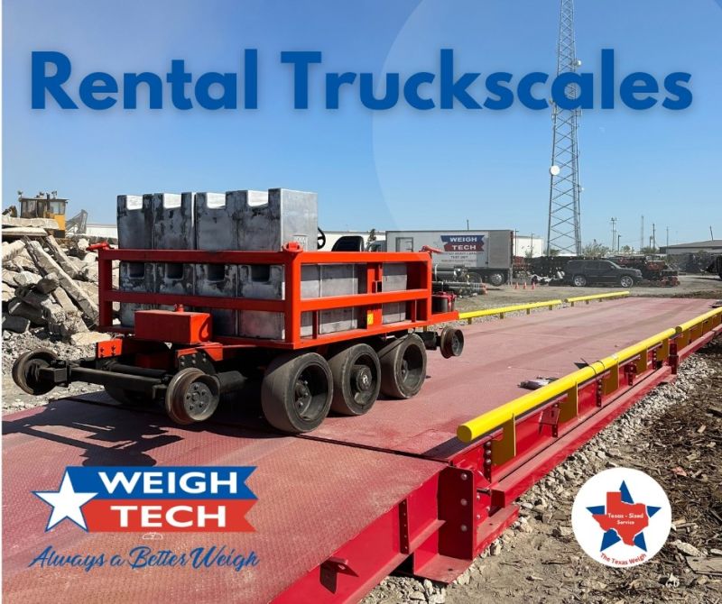 Rental commercial truck scales
